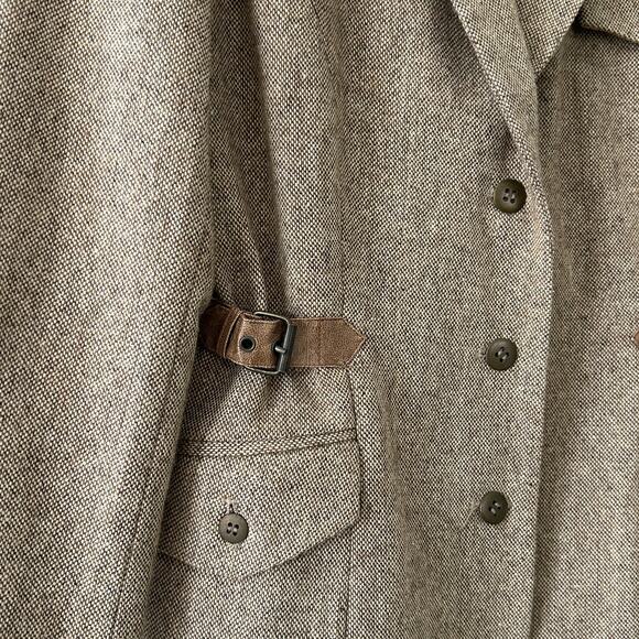 Brown Tweed Equestrian RL Style Jacket by Together Women's Size 10 Vintage - Picture 5 of 10